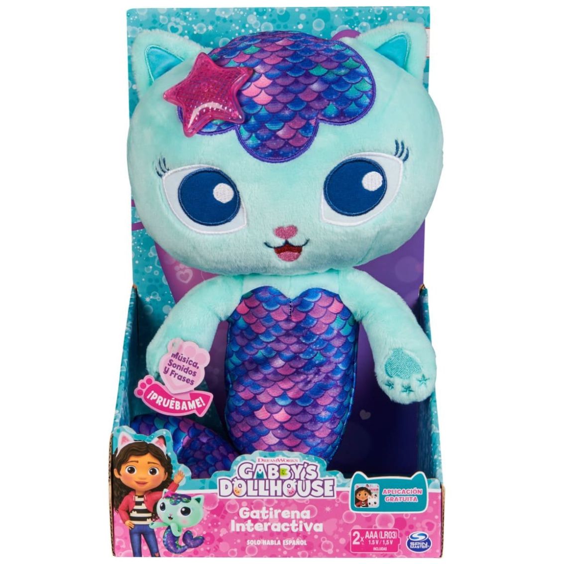 Peluche Gabby´s Dollhouse Gatirena Interactiva