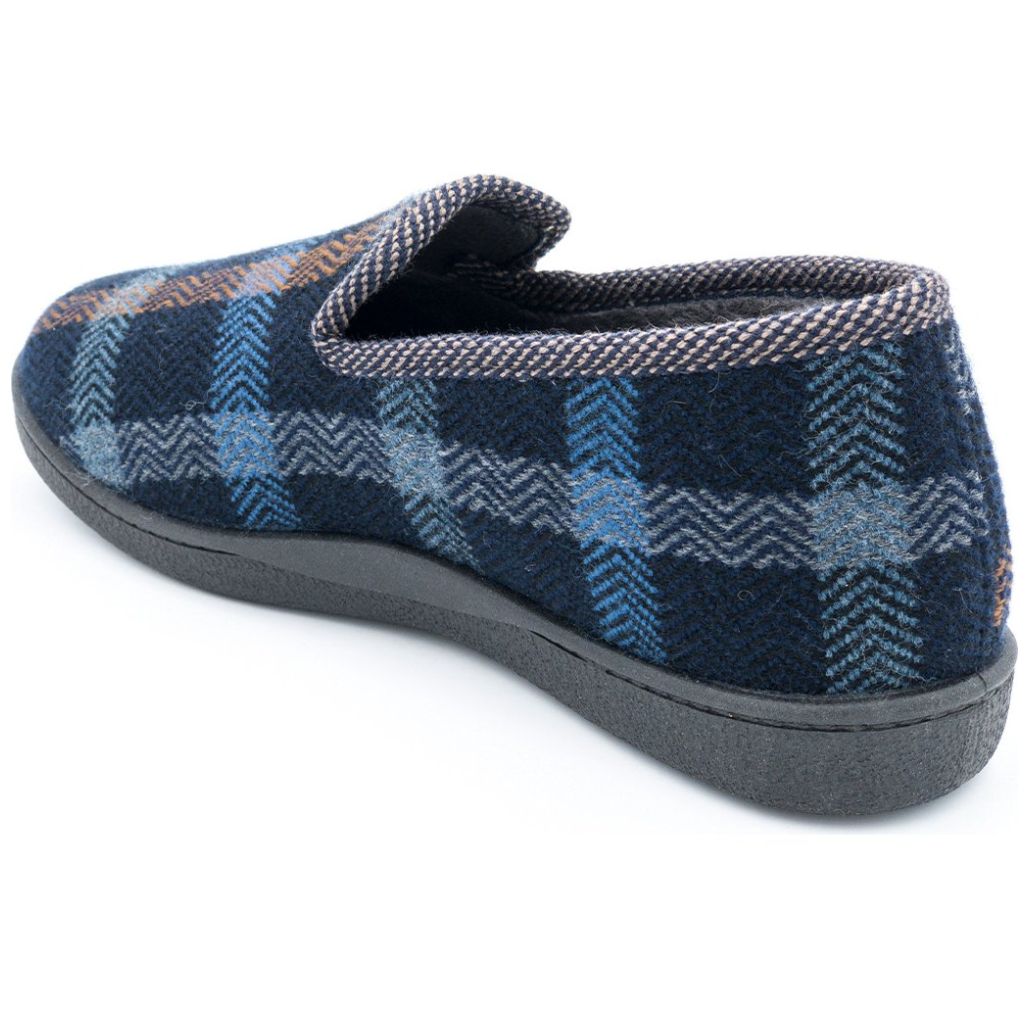 Pantufla Cerrada Roal Azul para Hombre