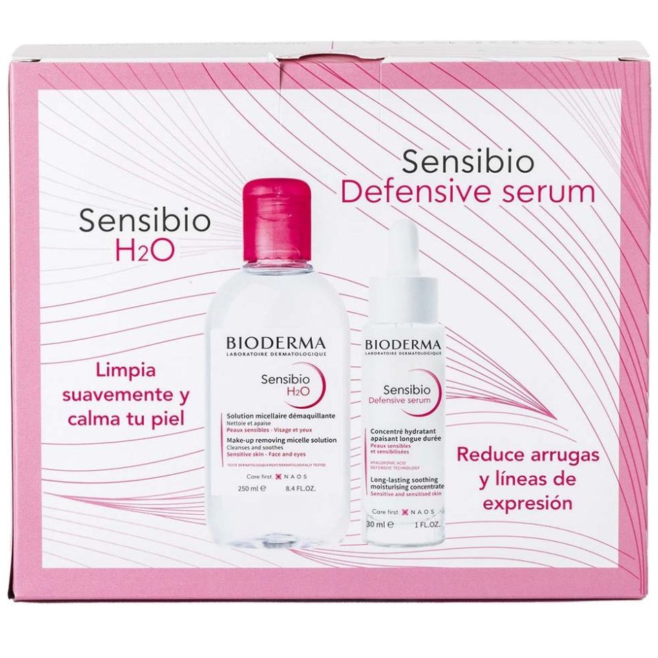 Pack Bioderma Sensibio 1+1 (Sensibio H2O 250Ml + Sensibio Defensive Serum 30Ml)