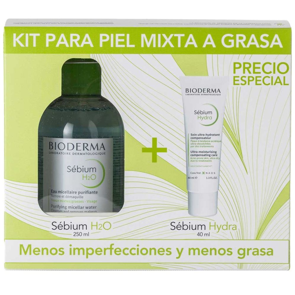 Pack Bioderma Sebium 1+1 (Sebium H2O 250Ml + Sebium Hydra 40Ml)