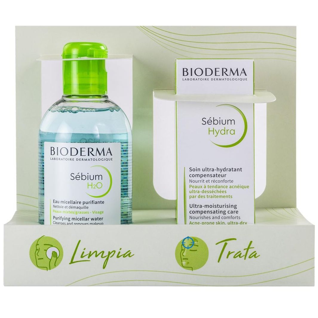 Pack Bioderma Sebium 1+1 (Sebium H2O 250Ml + Sebium Hydra 40Ml)