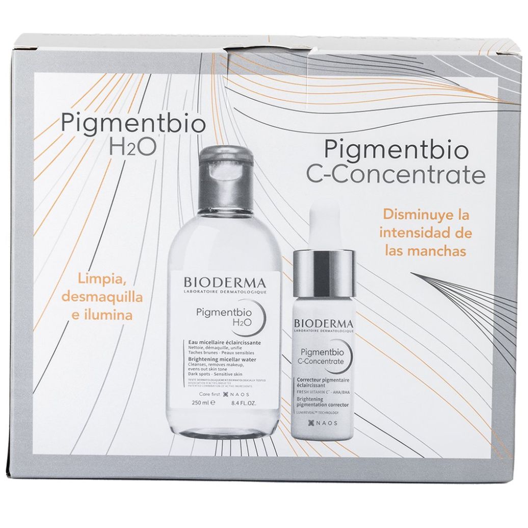 Pack Bioderma Pigmentbio 1+1 (Pigmentbio H2O 250Ml + Pigmentbio C-Concentrate 15 Ml)