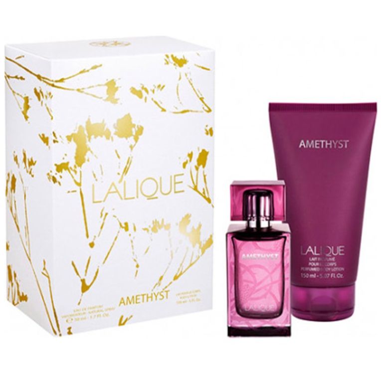 Set para Mujer Lalique Amethyst Edp 50Ml + Body Lotion 150Ml