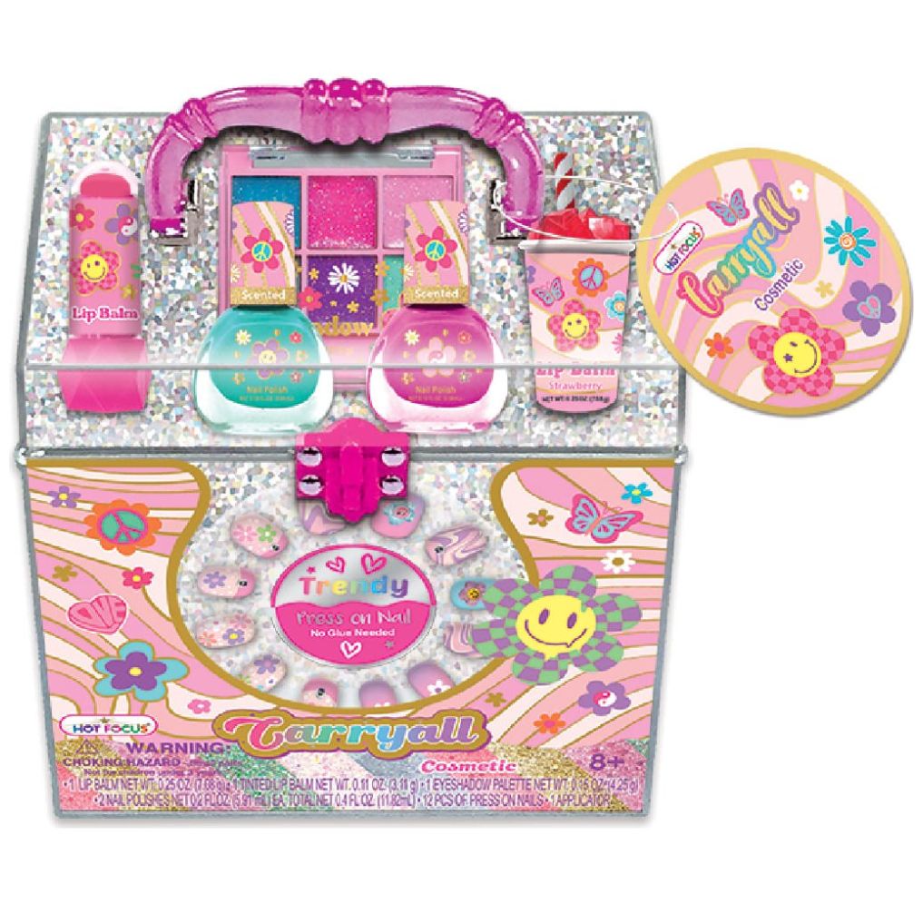 Juego de Cosméticos Y Accesorios con Estuche Hot Focus