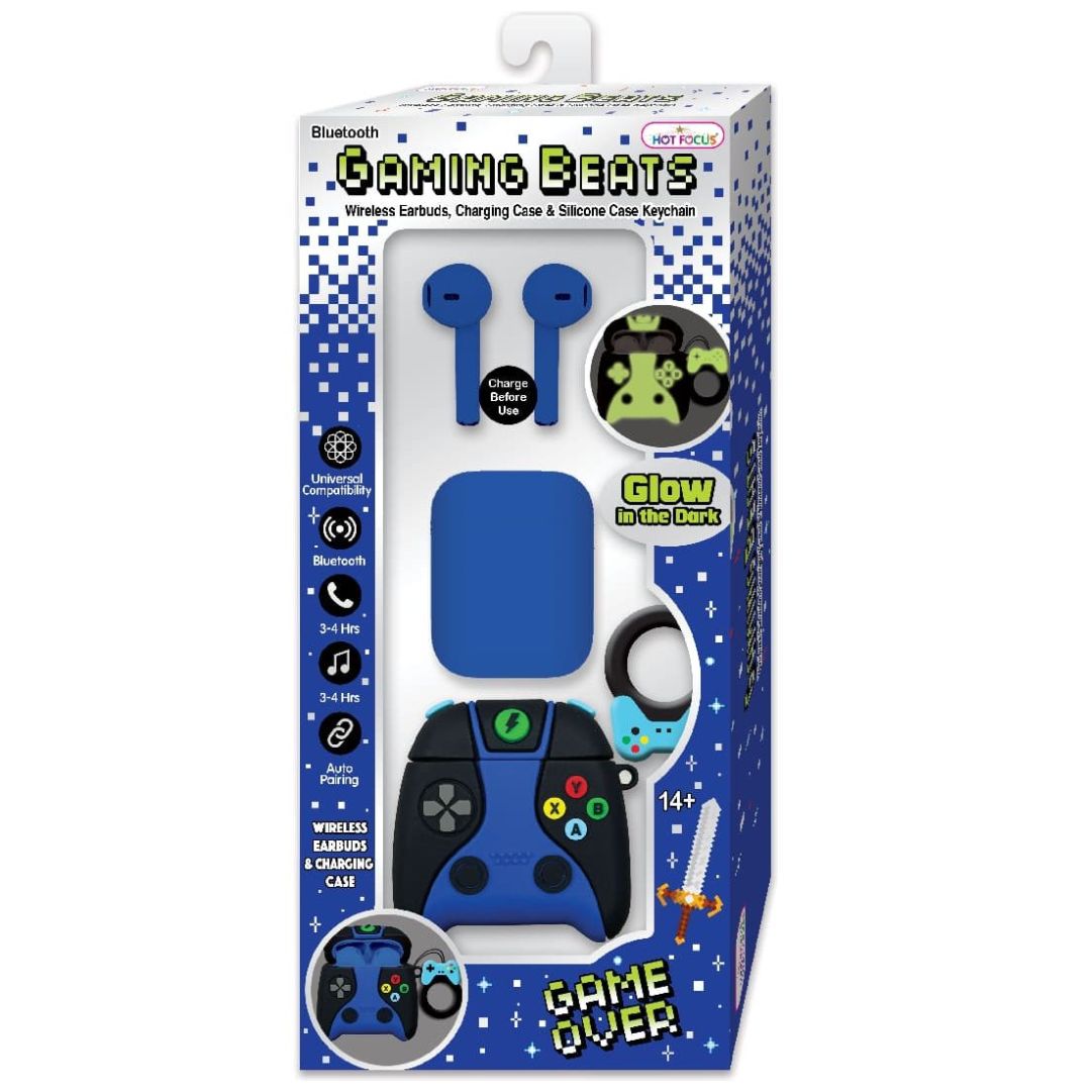 Juego de Audífonos Gaming Beats con Estuche Hot Focus