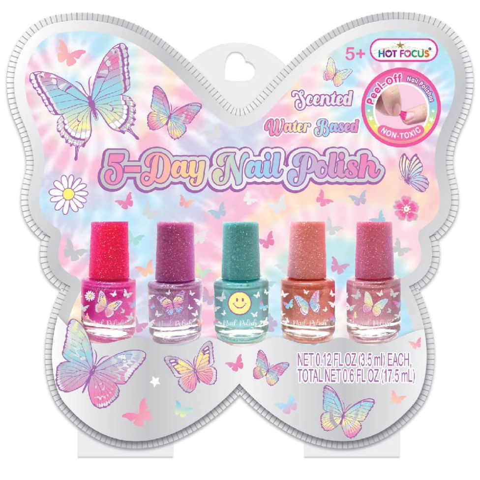 Juego de 5 Esmaltes para Uñas Hot Focus