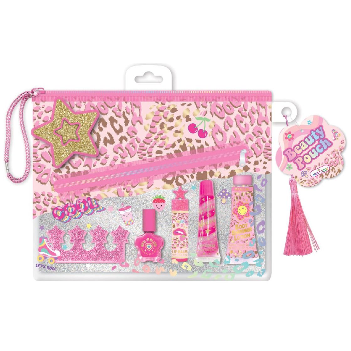 Juego de Cosmétiquera Leopardo Hot Focus