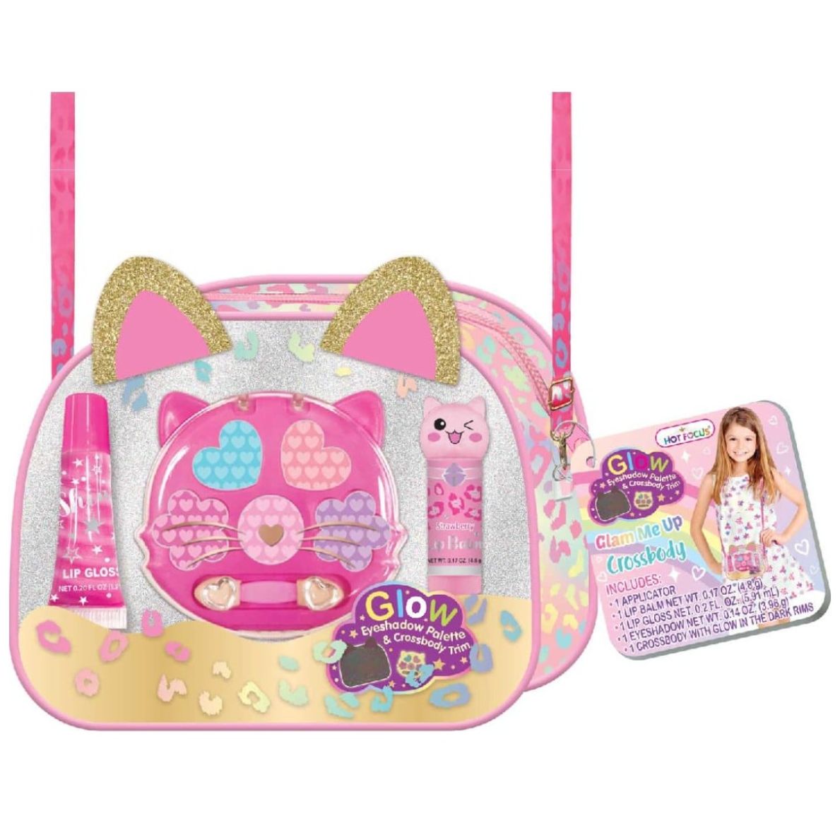 Bolsa Cruzada con Accesorios de Belleza Hot Focus