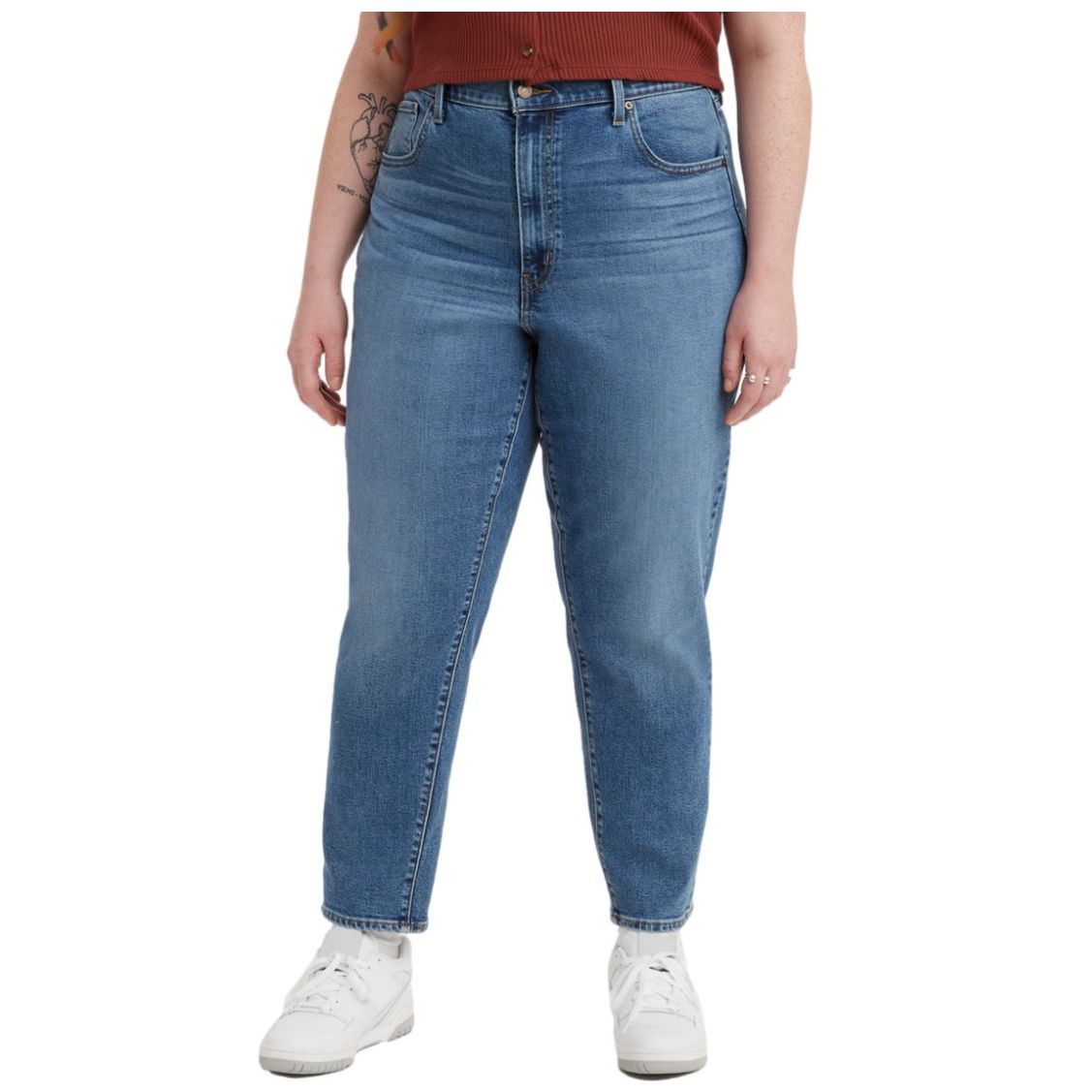 Jeans Mom Fit Levi's Cintura Alta para Mujer Curvy
