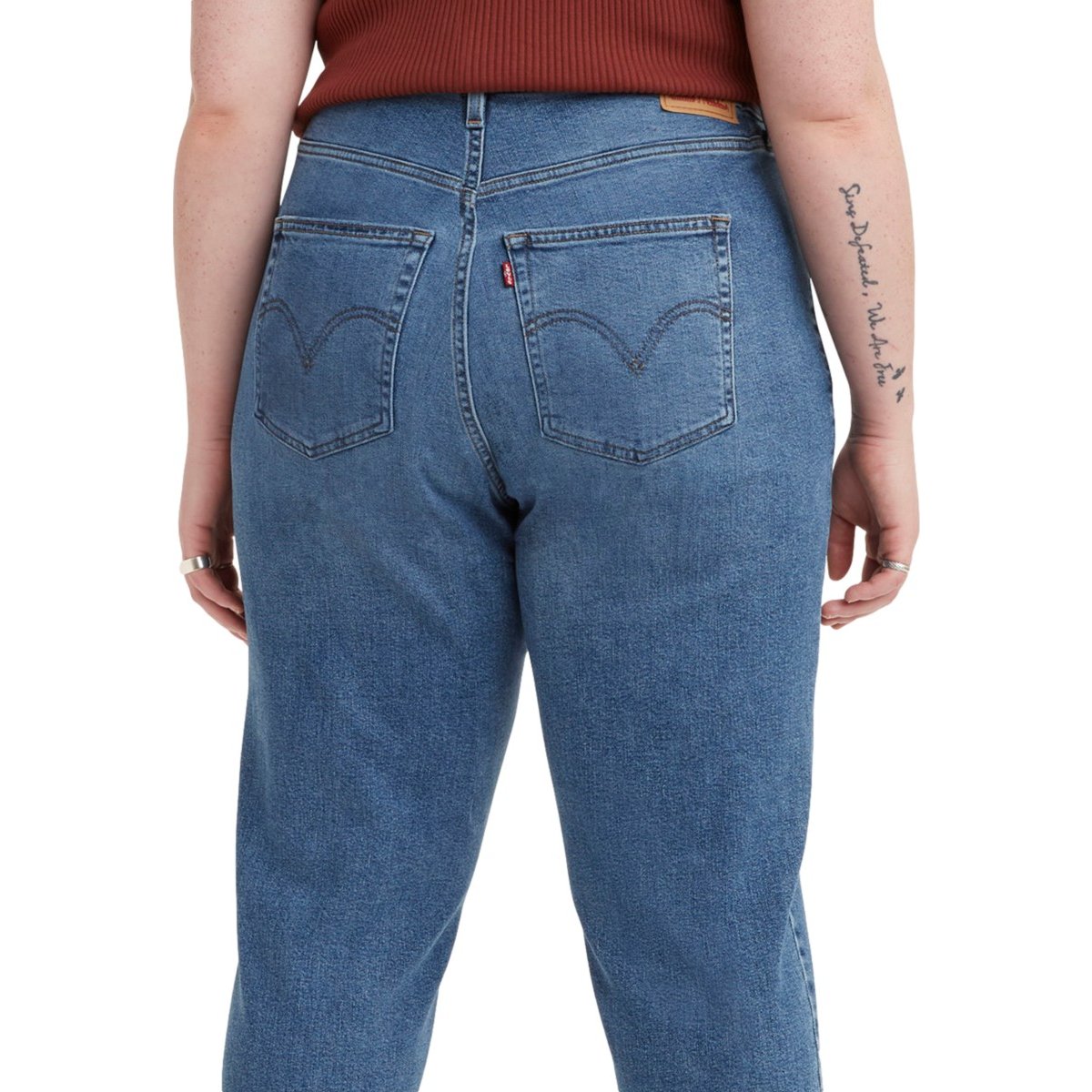 Jeans Mom Fit Levi's Cintura Alta para Mujer Curvy