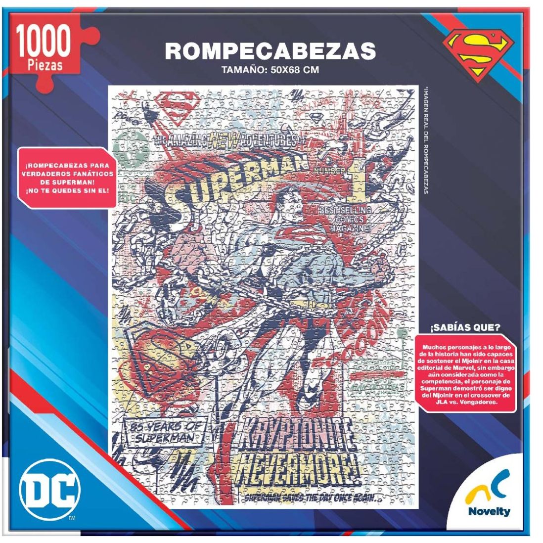Rompecabezas Coleccionable Superman 85 Aniversario