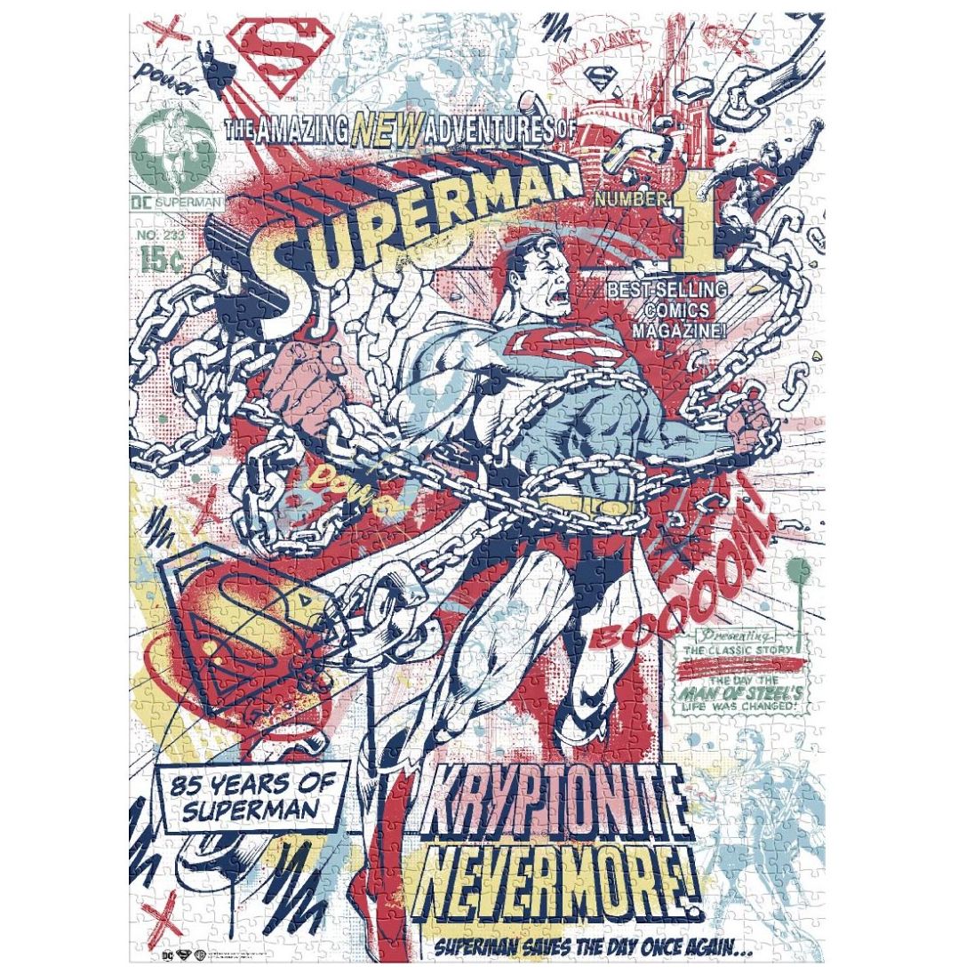 Rompecabezas Coleccionable Superman 85 Aniversario