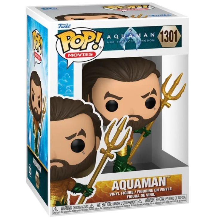 Funko Pop Movies: Dc Aquaman y el Reino Perdido - Aquaman Traje de Heroe