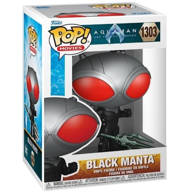 Funko Pop Movies: Dc Aquaman y el Reino Perdido - Black Manta con Trident