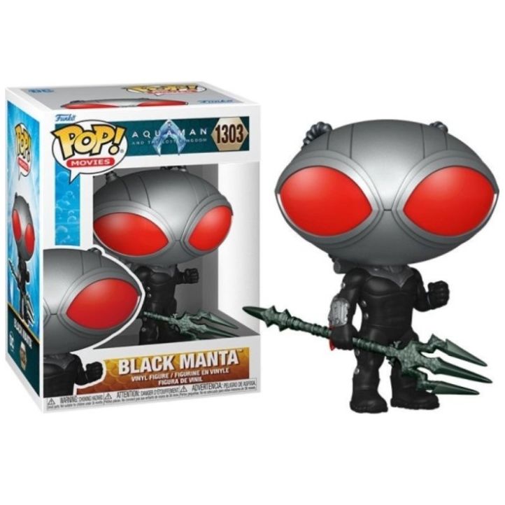 Funko Pop Movies: Dc Aquaman y el Reino Perdido - Black Manta con Trident
