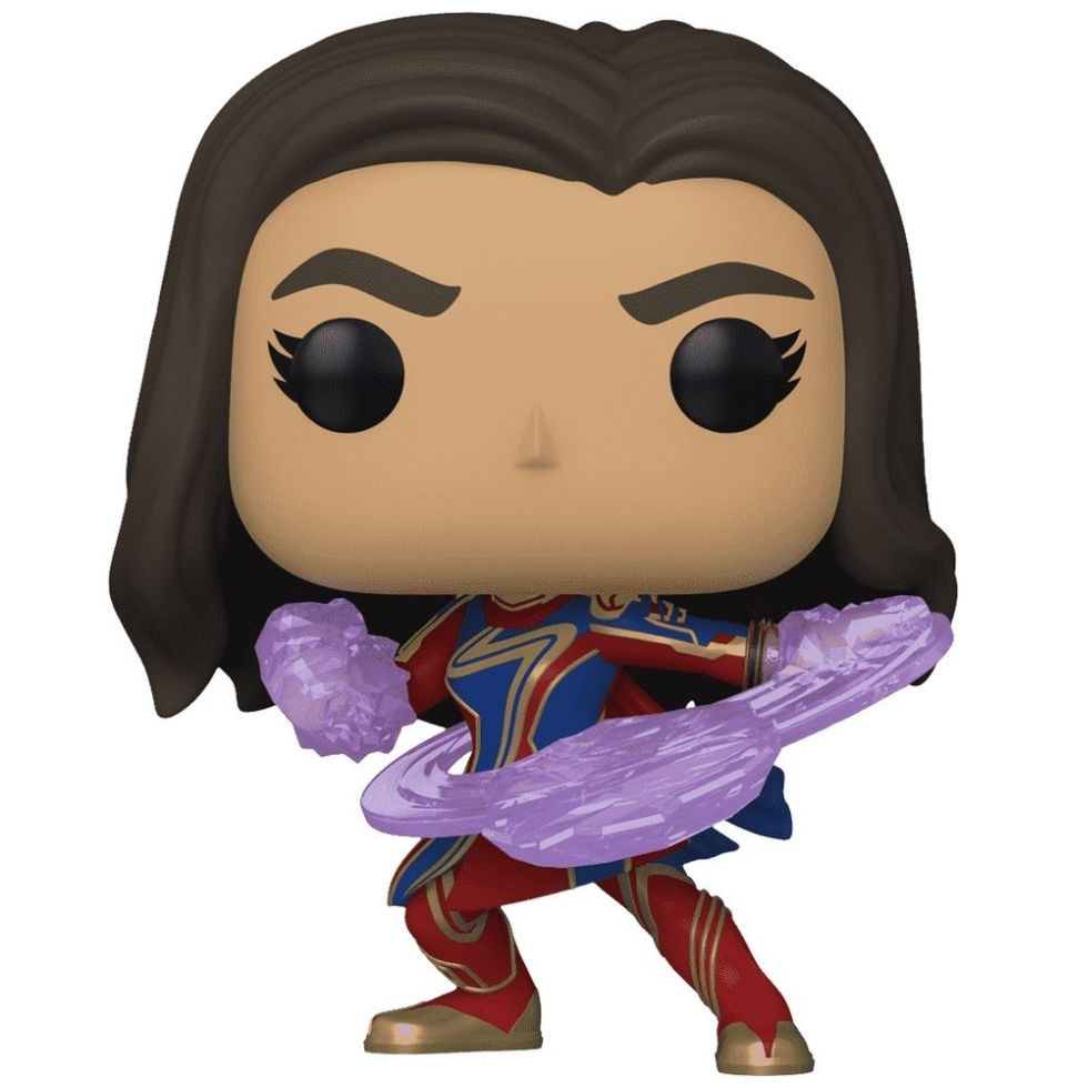 Funko Pop Marvel: The Marvels - Ms Marvel Pose de Lucha