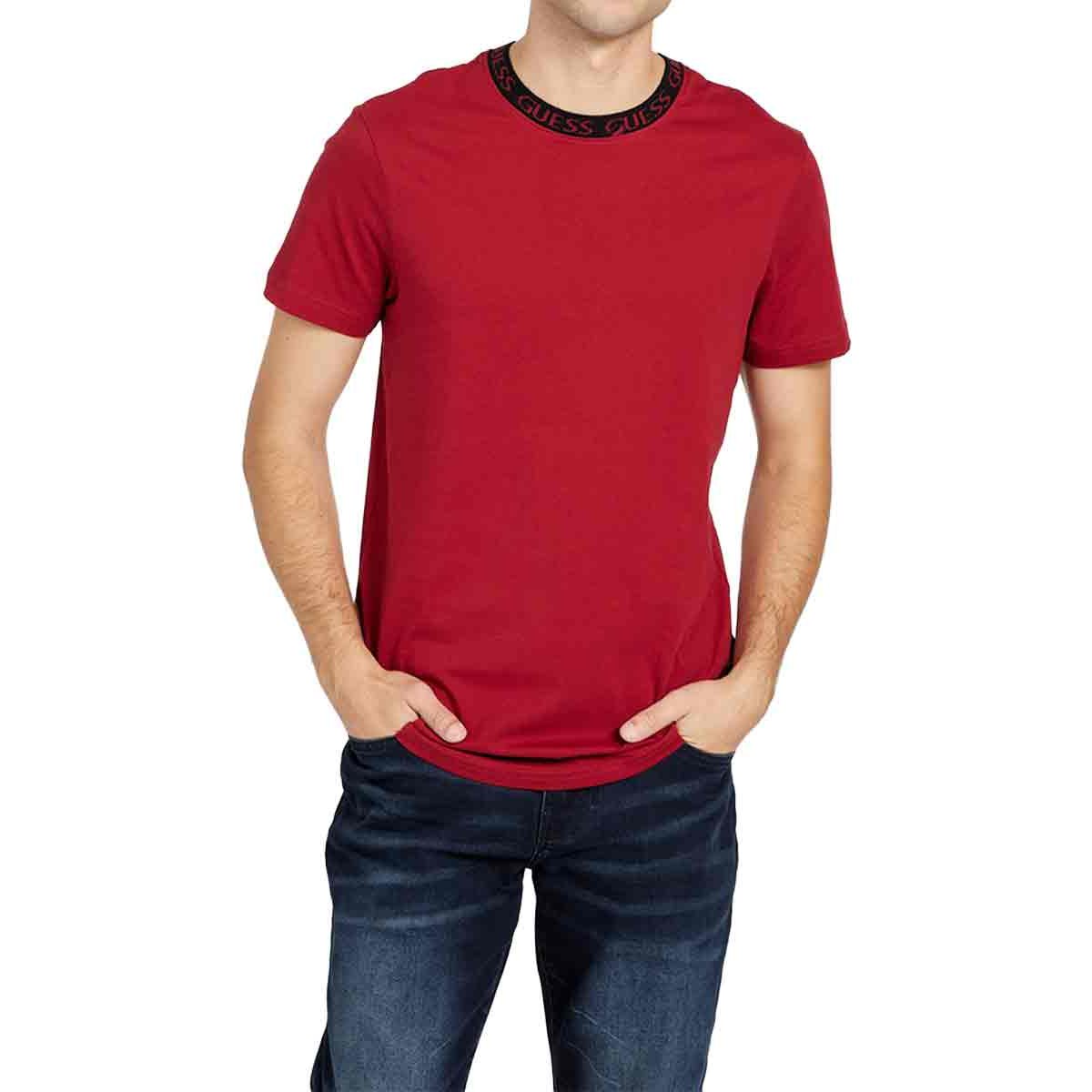 Guess Factory Playera Guess Roja Playera Guess Factory Manga Corta