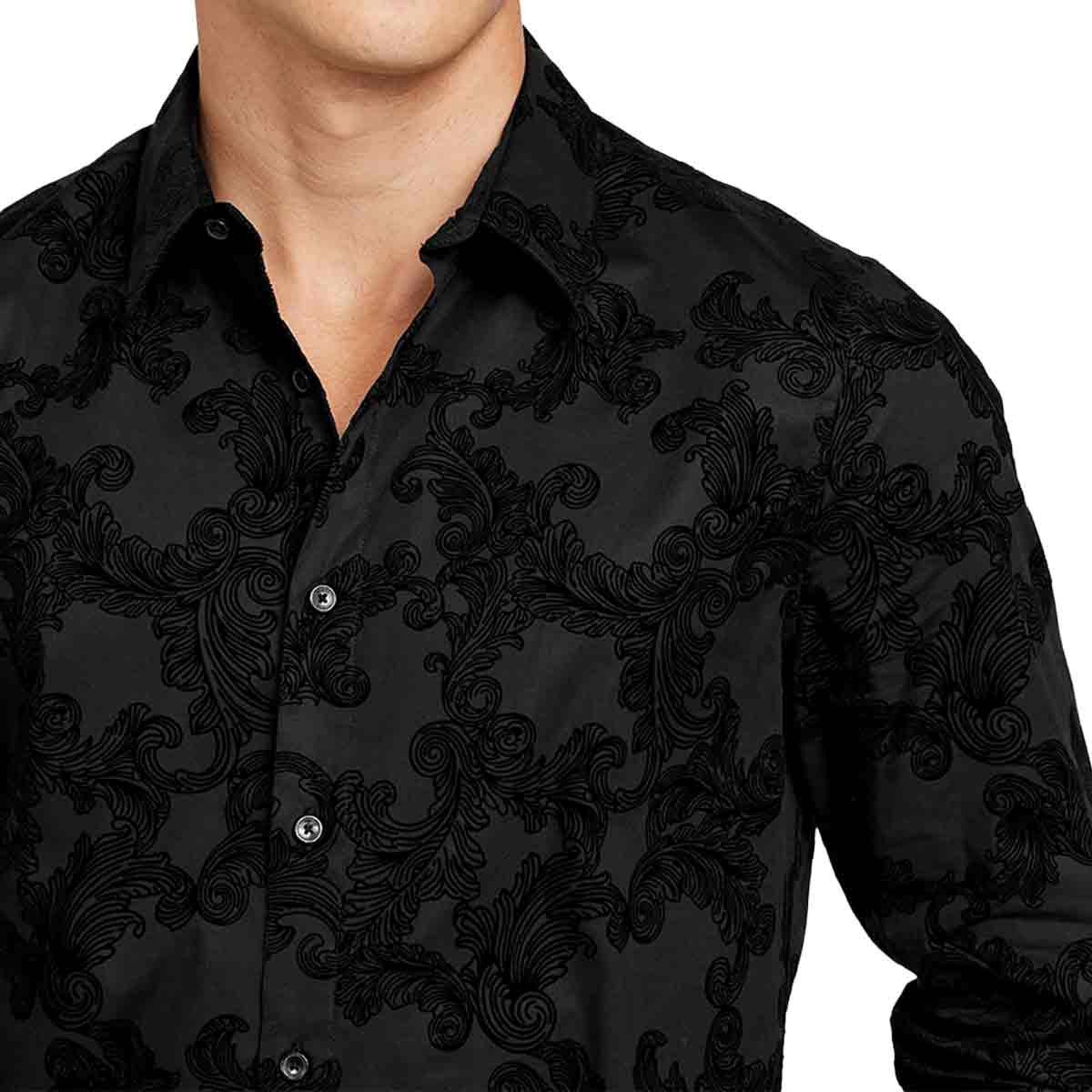 Camisa guess hombre negra sale