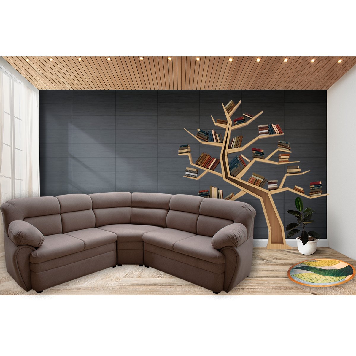 Sala Modular Tokio Plus Capuccino Divano