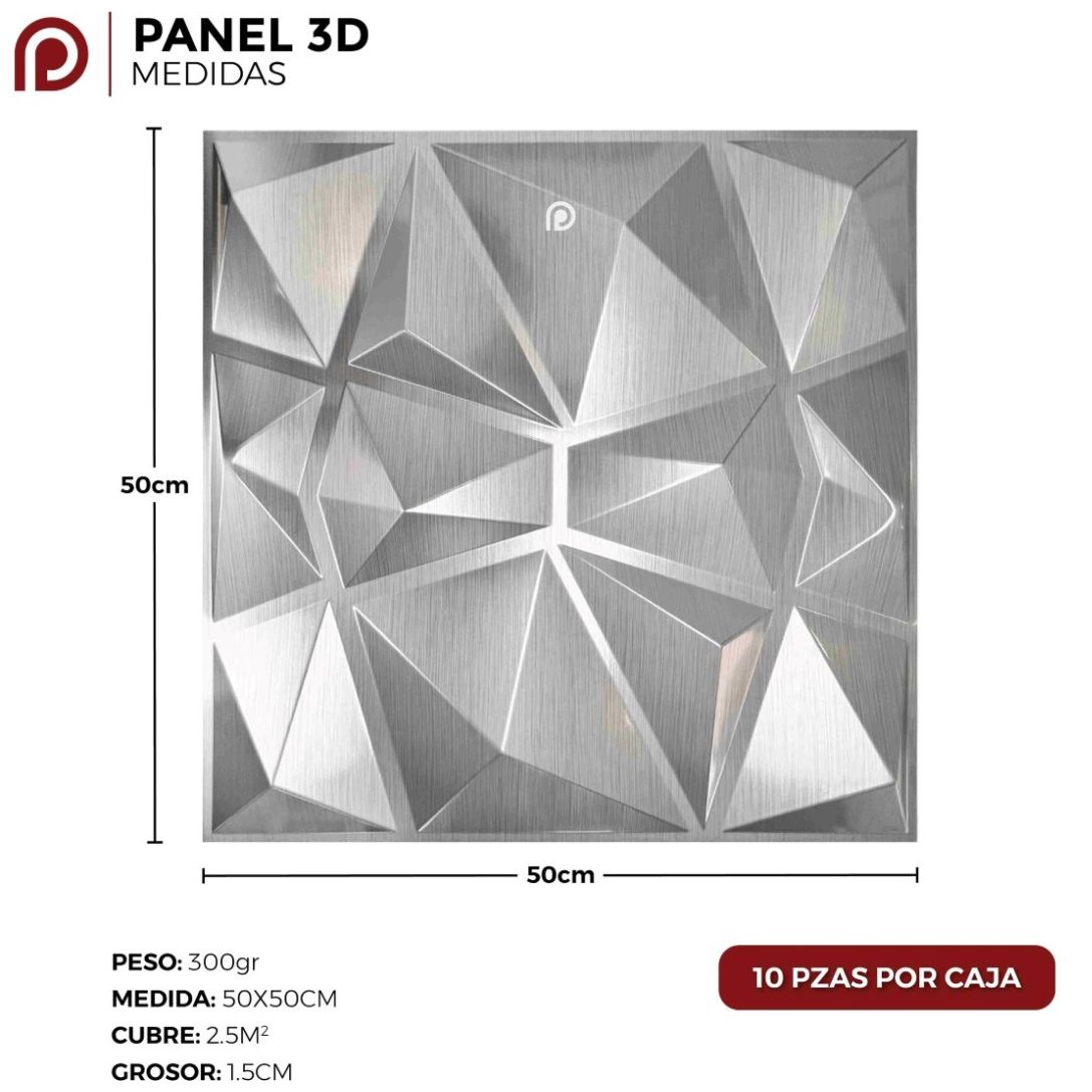 Panel Decorativo 3D cuarzo