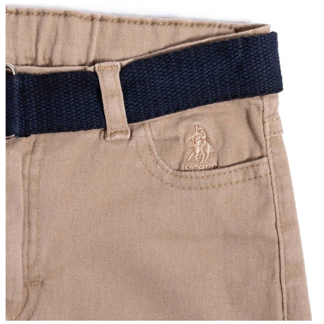 Conjunto 2 Piezas Royal Polo Club Camisa Franela y Pantalón Gabardina para Niño