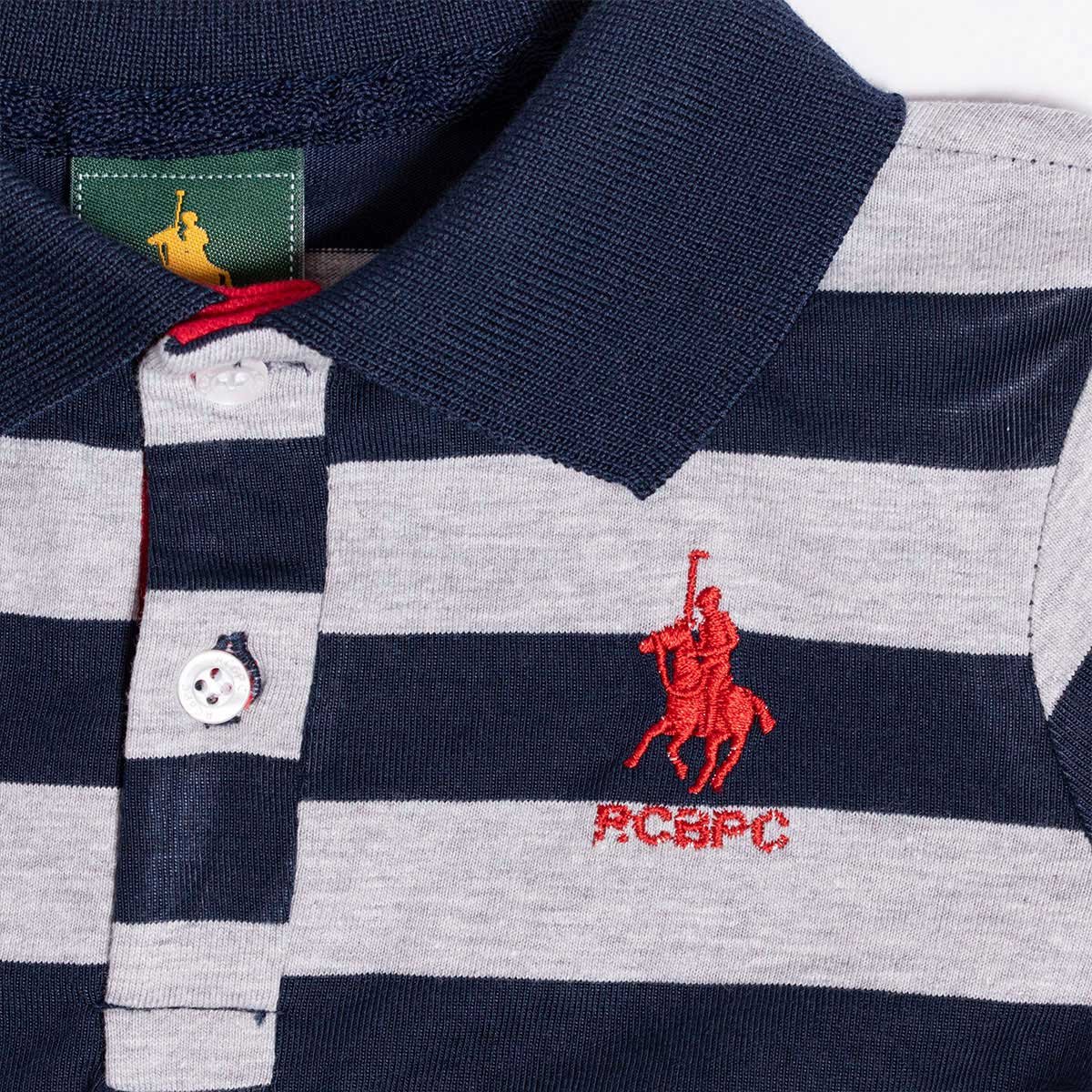 Conjunto 2 Piezas Royal Polo Club Camisa Tipo Polo y Pantalón Mezclilla para Bebé