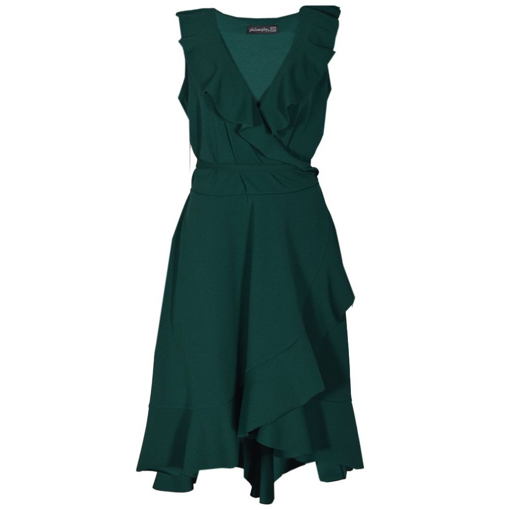 ONLY Vestido De Punto 'ONLVENLO' En Verde Oscuro | ABOUT YOU