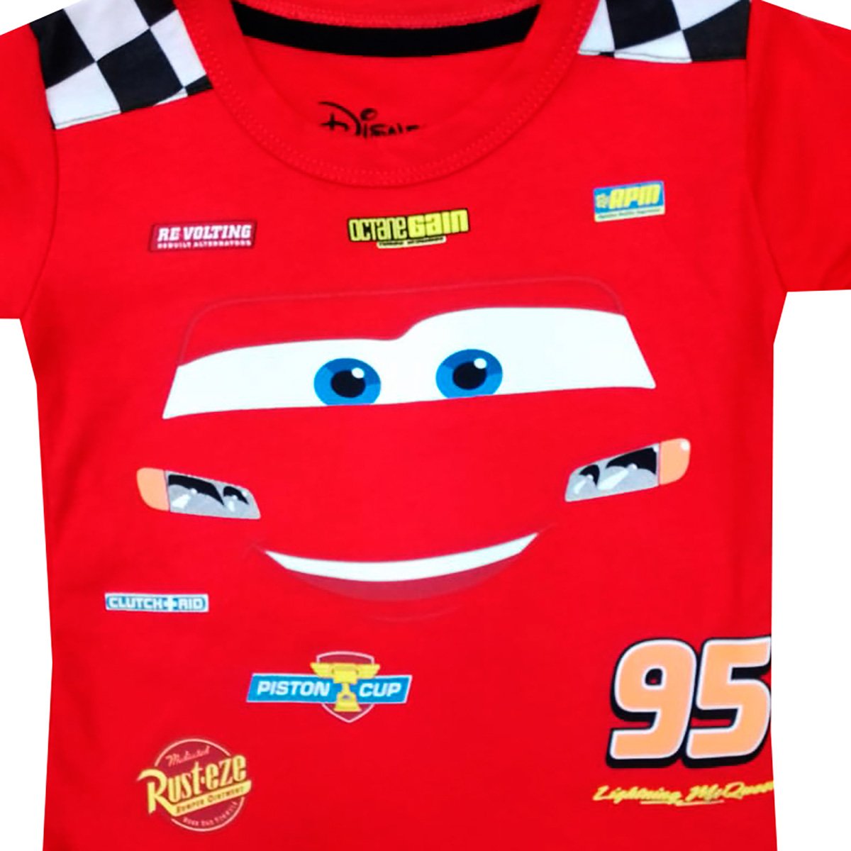 Playera Cars Manga Corta Estampada para Bebé