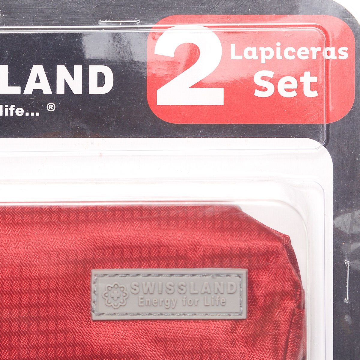 Set 2 Estuche Blister Rojo Swissland