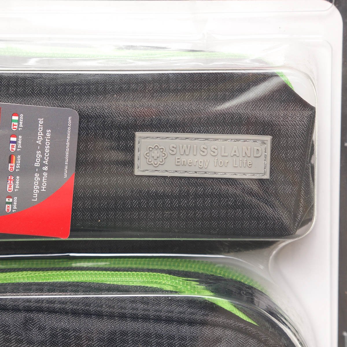 Set 2 Estuche Blister Negro Swissland