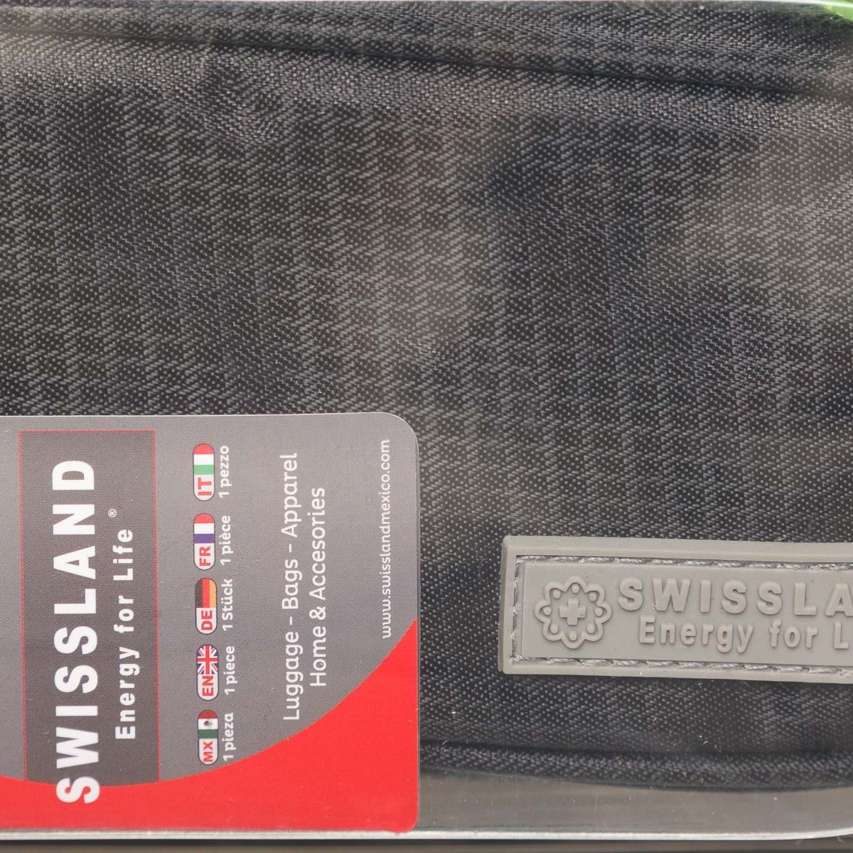 Set 2 Estuche Blister Negro Swissland
