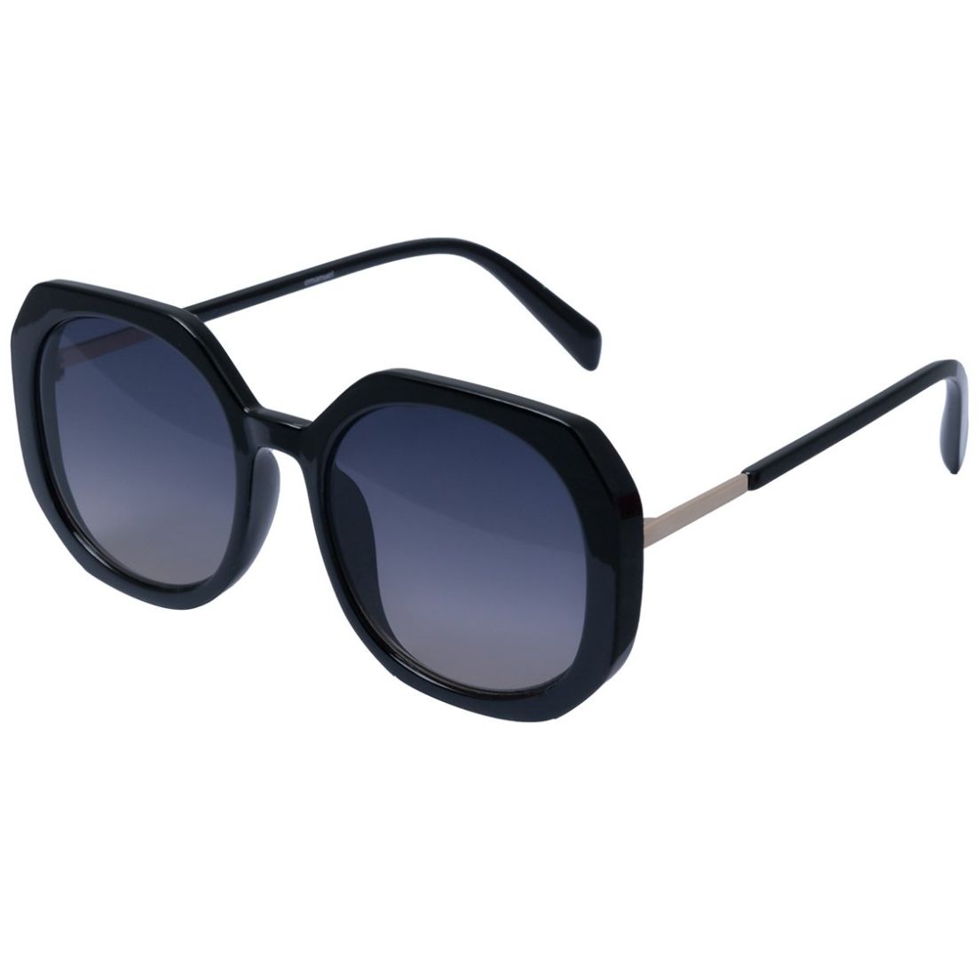 Lentes de Sol Cuadrados Oversized Micas Negras Emanuel Ungaro