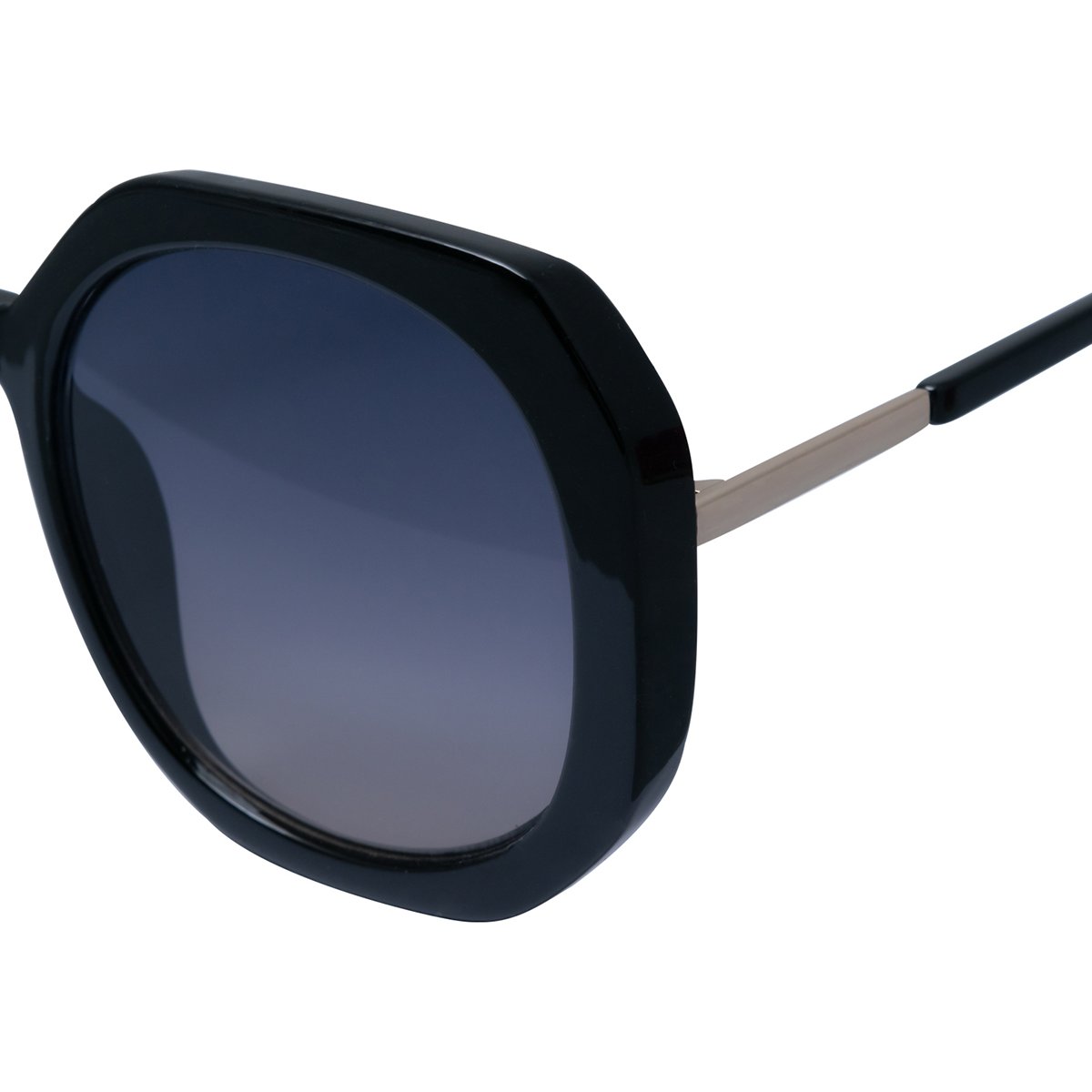 Lentes de Sol Cuadrados Oversized Micas Negras Emanuel Ungaro