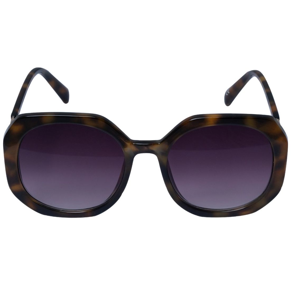 Lentes de Sol Cuadrados Oversized Pasta Demi Café Emanuel Ungaro