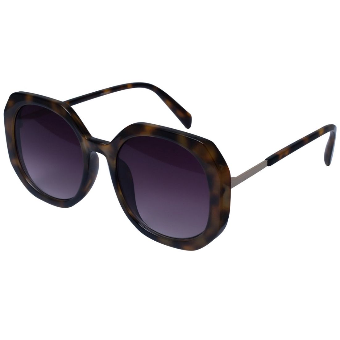 Lentes de Sol Cuadrados Oversized Pasta Demi Café Emanuel Ungaro