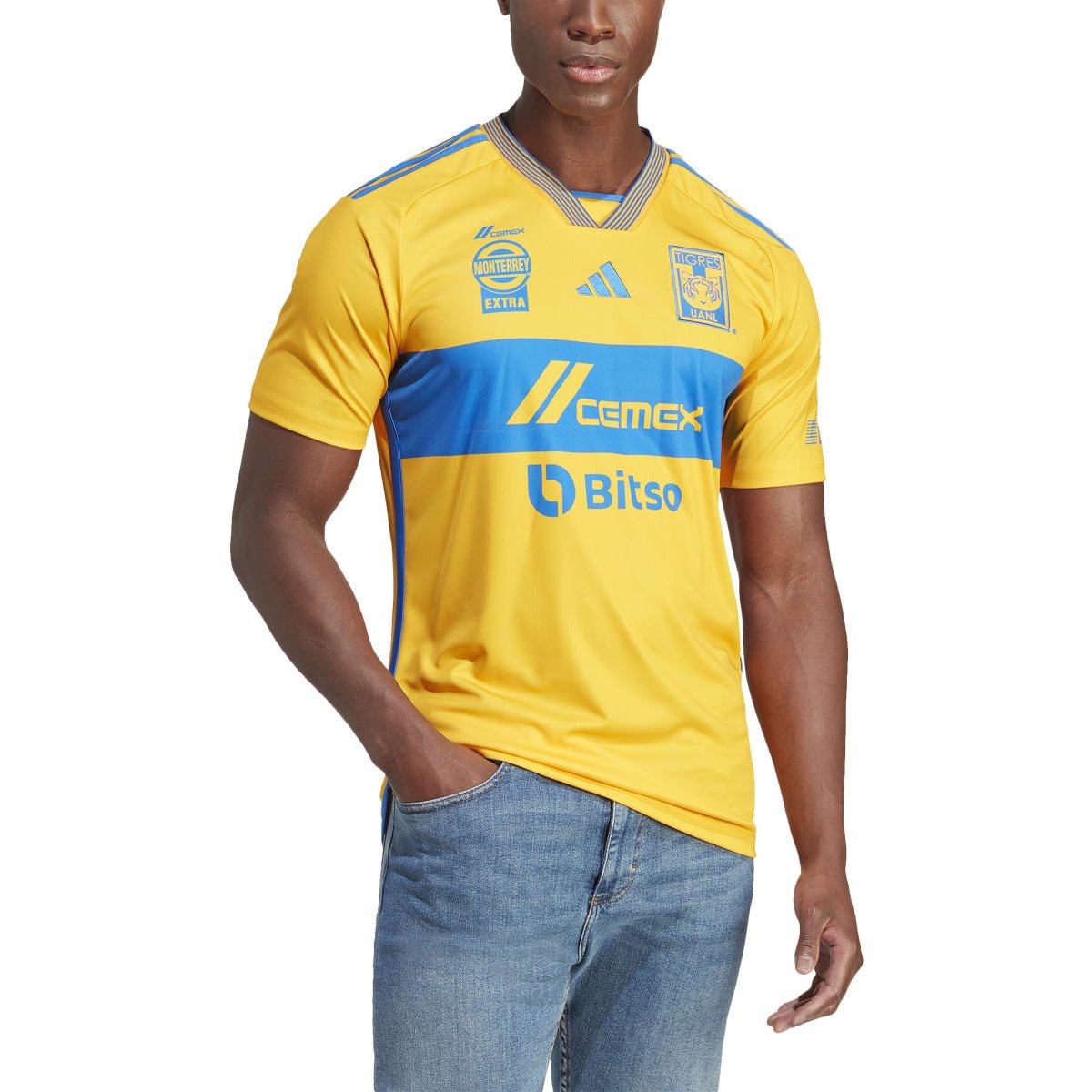 Jersey Tigres 2023 Fútbol Adidas para Hombre