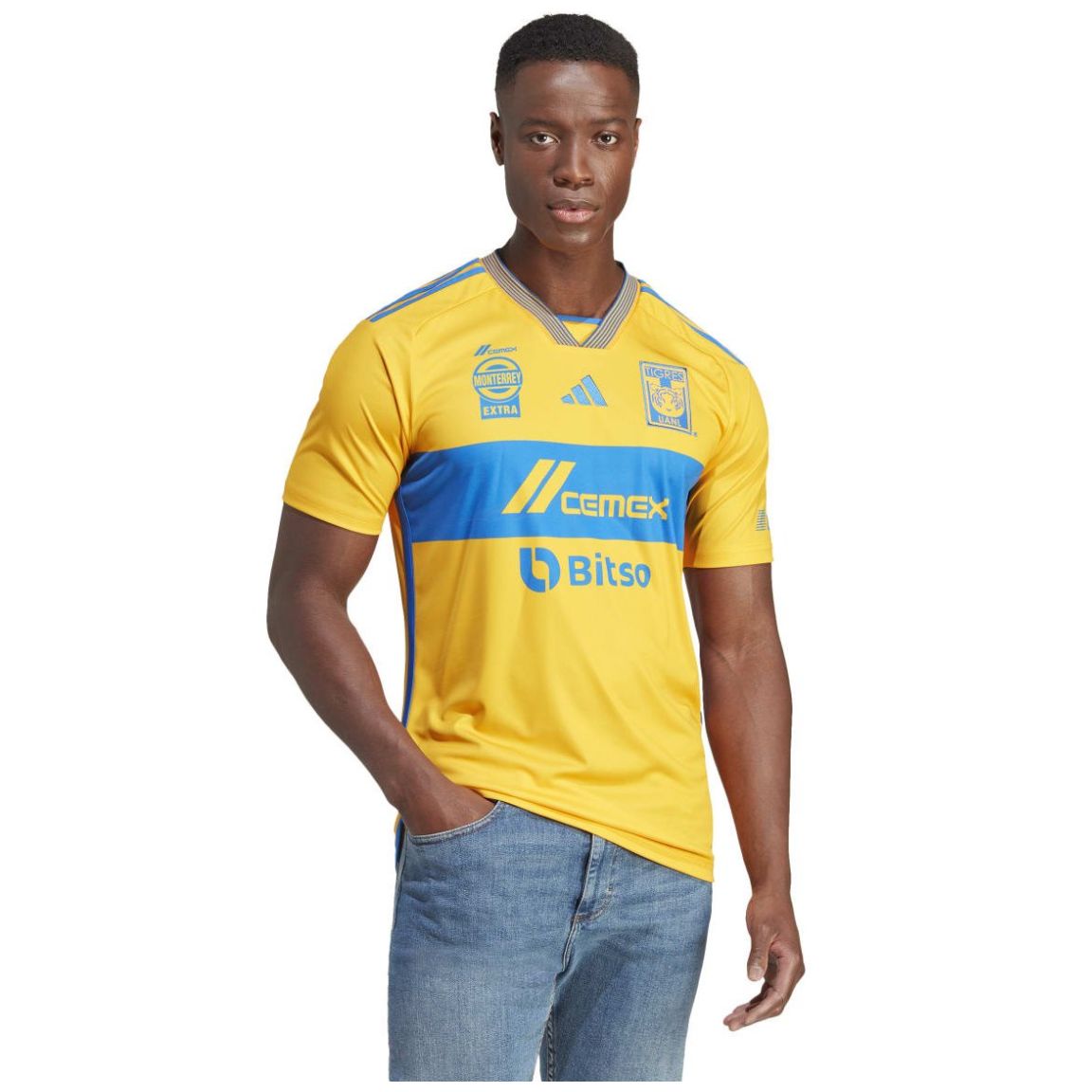 Jersey Tigres 2023 Fútbol Adidas para Hombre