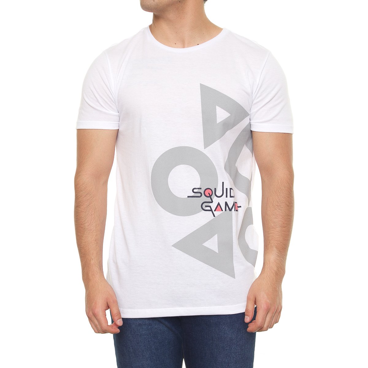 Playera Cuello Redondo Manga Corta para Hombre Squid Game