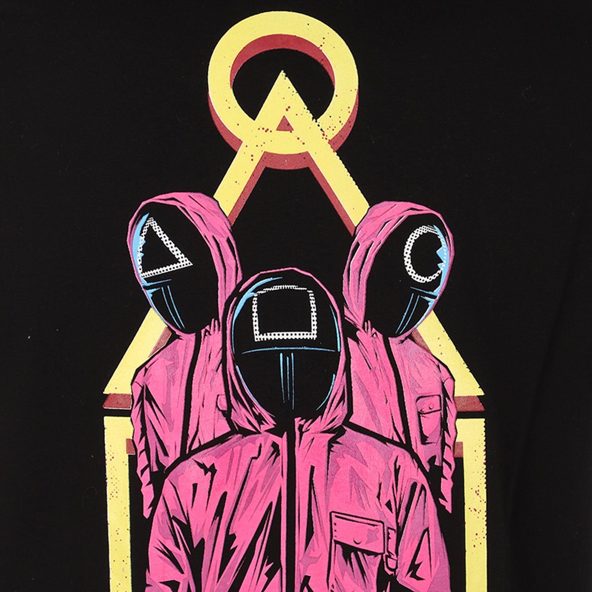Playera Manga Corta Cuello Redondo para Hombre Squid Game