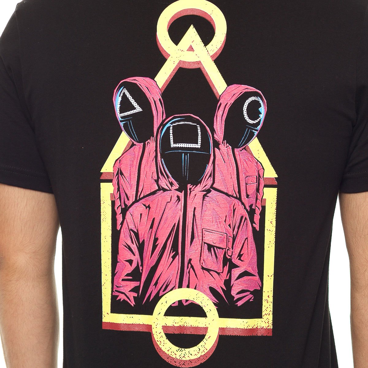 Playera Manga Corta Cuello Redondo para Hombre Squid Game