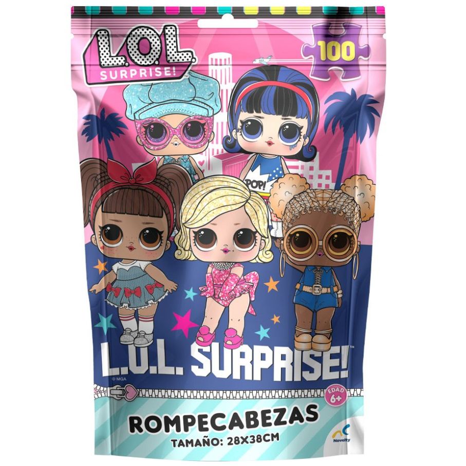 Rompecabezas Bolsa Foil Lol Surprise 100 Piezas