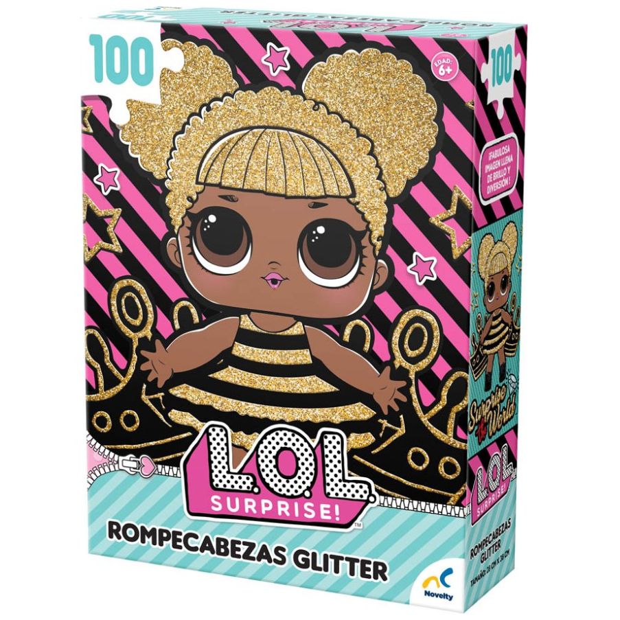 Rompecabezas Glitter Lol Surprise 100 Piezas