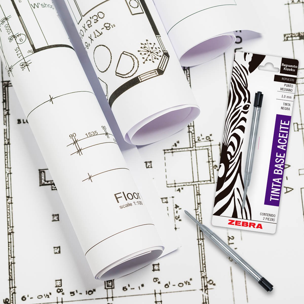 Repuesto Kizoku Punto Mediano 1 Zebra.0 Mm