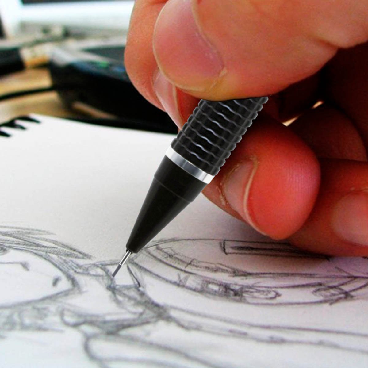 Portaminas de Acero Inoxidable M-301 Zebra