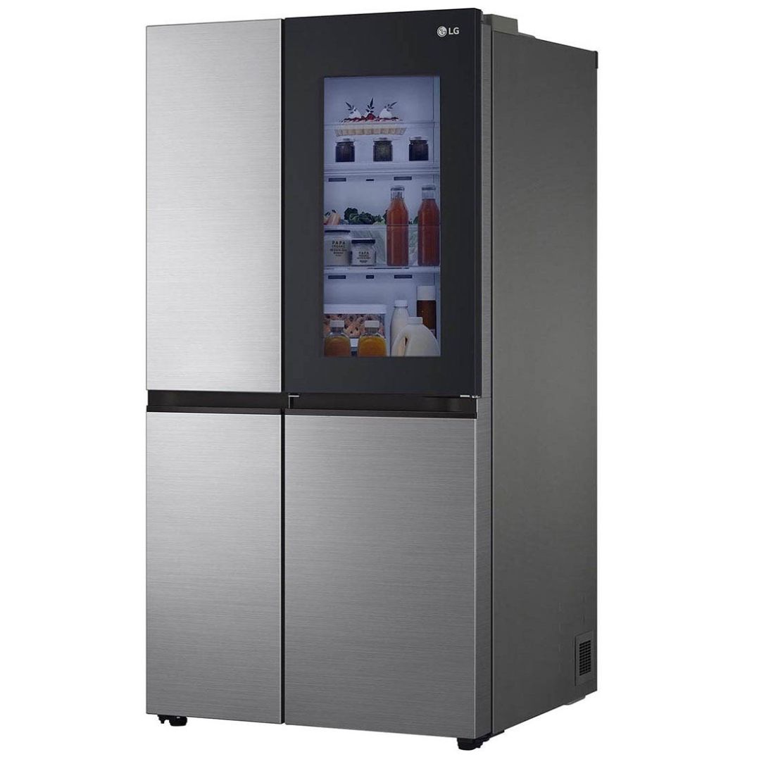 Refrigerador LG Duplex Instaview Door-In-Door Linear Inverter con Wifi Thinq 27 Pies3 Platino Vs27Bxqp