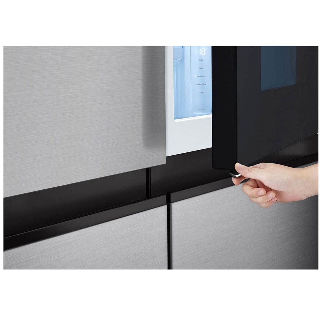 Refrigerador LG Duplex Instaview Door-In-Door Linear Inverter con Wifi Thinq 27 Pies3 Platino Vs27Bxqp