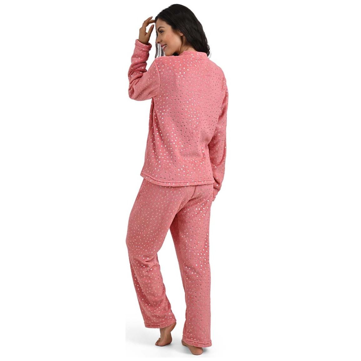 Pijama Manga Larga y Pantalón Flanel Intime Lingerie