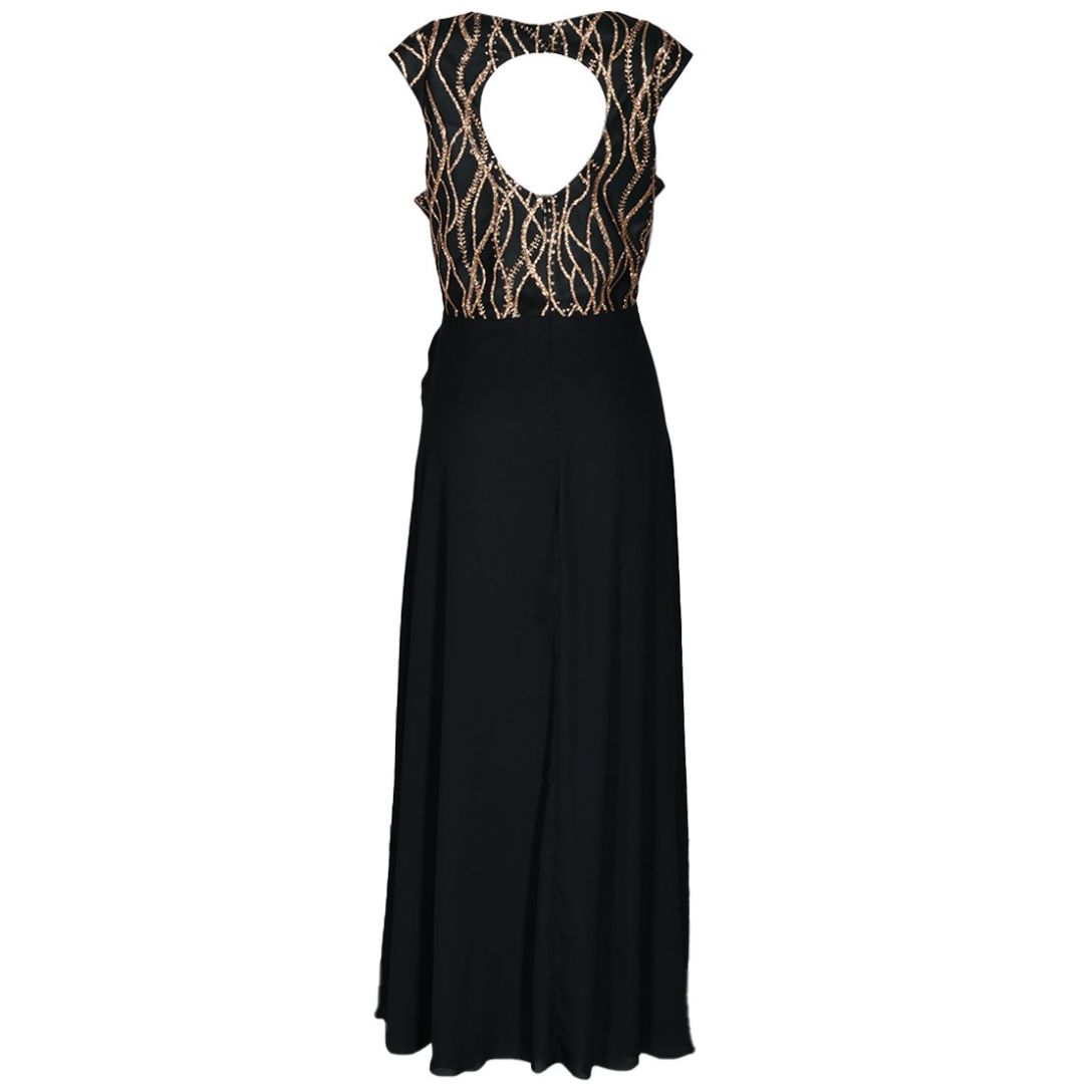 Vestido Largo de Fiesta con Detalles Metálicos para Mujer Philosophy Jr Nights