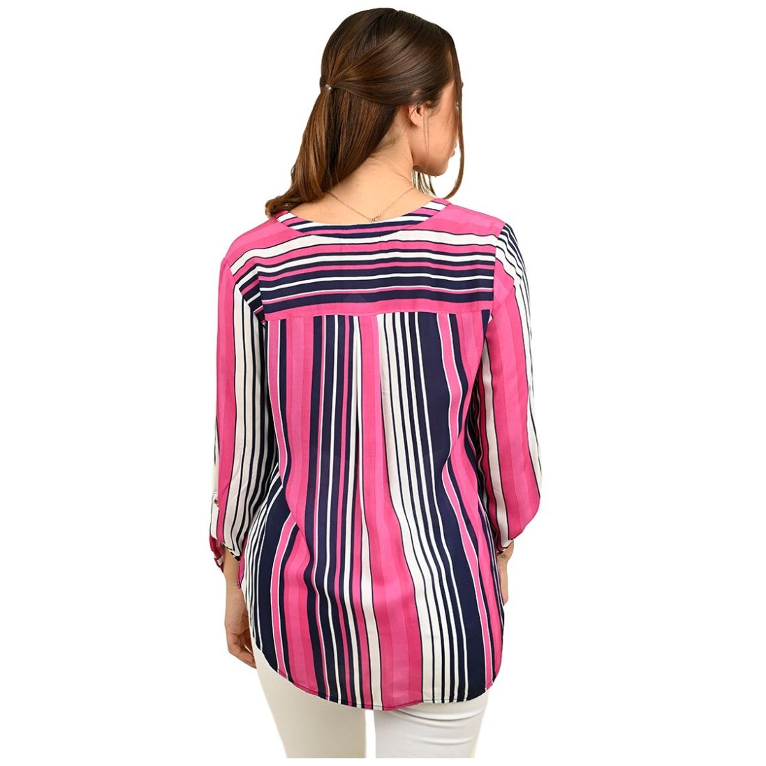Blusa Manga 3/4 con Elevador Ferrioni para Mujer
