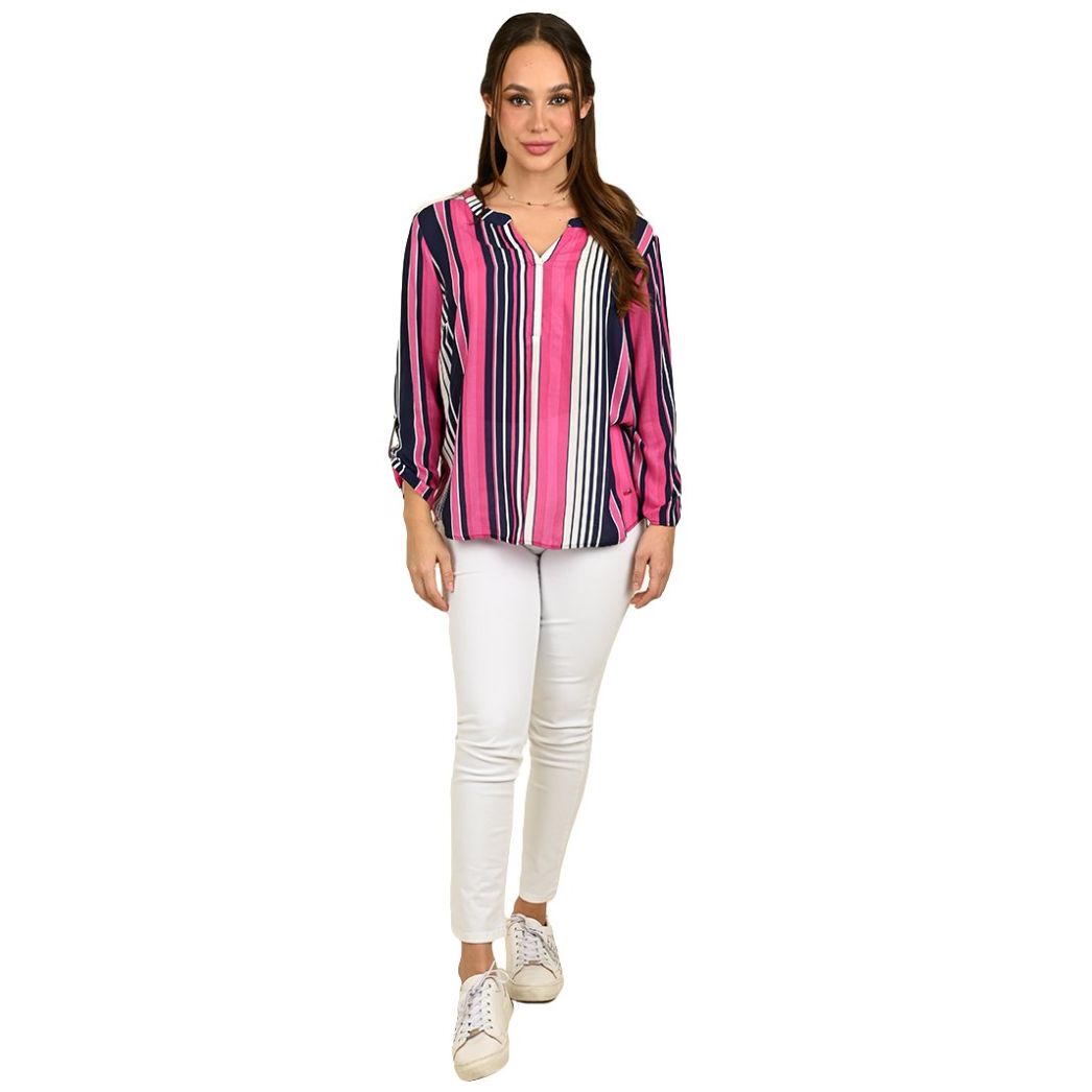 Blusa Manga 3/4 con Elevador Ferrioni para Mujer